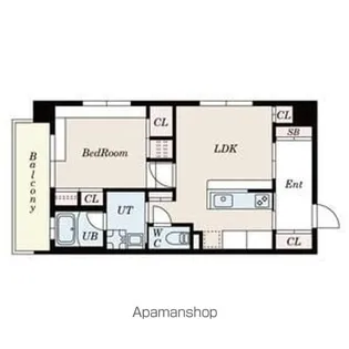 東京都中野区上鷺宮4丁目【マンション】の間取り