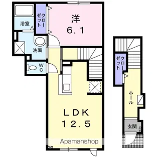 シャンティ【2階】の間取り