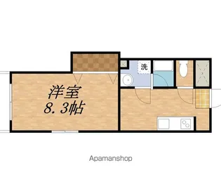 ガーデンハイム樗 2番館【2-301号室】の間取り