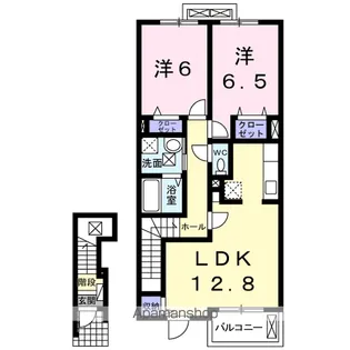サン ベル メゾン【2階】の間取り
