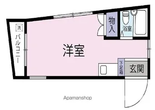 1Rの間取り画像