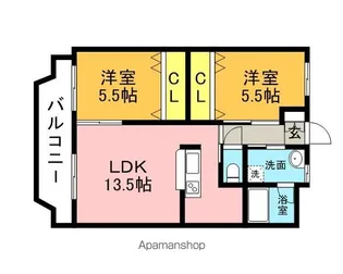 アドバンス楽市【3階】の間取り