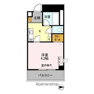 1Kの間取り画像