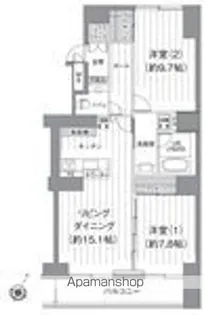 T’S GARDEN北柏 2号棟【2階】の間取り