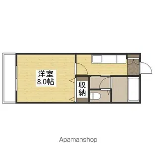 リバージュ平井【203号室】の間取り