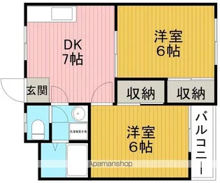 草野マンション21号館【4階】の間取り