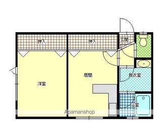 リージャストマンション山の手【103号室】の間取り