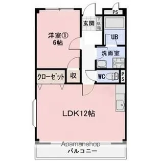 フォレストパーク内川【1階】の間取り