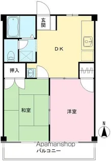 愛知県常滑市本郷町2丁目【アパート】の間取り