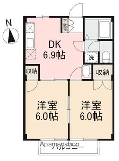 ニューシティTAKAYAⅠ・Ⅱ【1階】の間取り