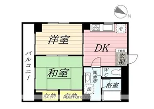 RAYHAUS横濱鶴見Ⅰ【5階】の間取り
