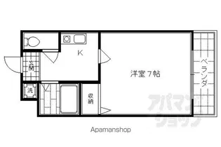 ファミーユ北清【211号室】の間取り