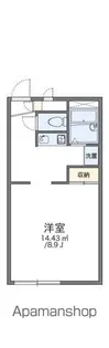 レオパレス掛川【201号室】の間取り