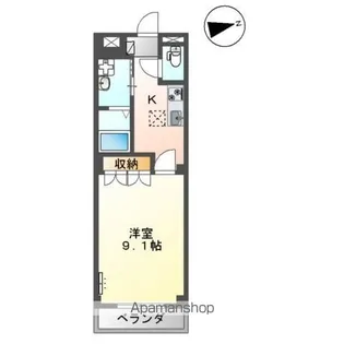 ボナールB【1階】の間取り