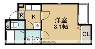 アムール仙台【2階】の間取り