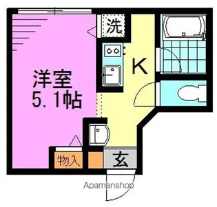 ROW HOUSE 南阿佐ヶ谷【1階】の間取り
