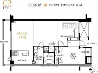 レジディア北新宿【2階】の間取り