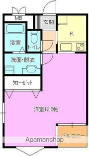 リブファイン青山【305号室】の間取り
