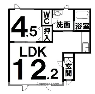 スクエア【1階】の間取り