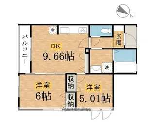 LUMIERE B【101号室】の間取り
