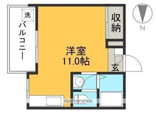 サラーレ新町【2階】の間取り
