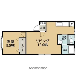 ディアマークスA【2階】の間取り