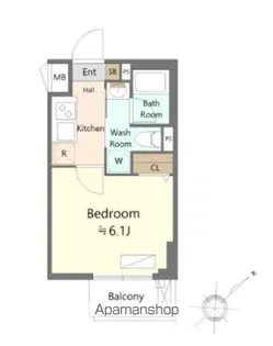 SHOKEN RESIDENCE横浜生麦Ⅲ【4階】の間取り