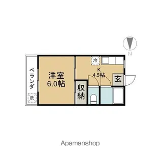 コーポ竹内【2階】の間取り