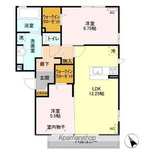 コレクトガーデン【3階】の間取り