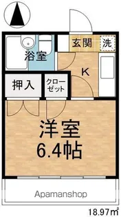 サンハイツ桜町【1階】の間取り