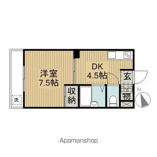 左藤マンション【1階】の間取り