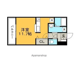 アカリナ【101号室】の間取り