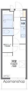 レオパレスPORT WAVE【302号室】の間取り