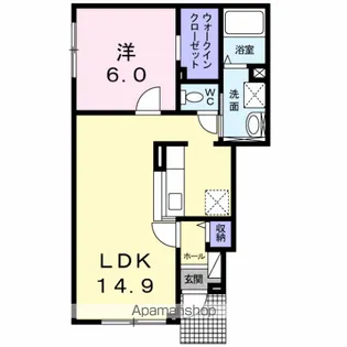 フローラ【1階】の間取り