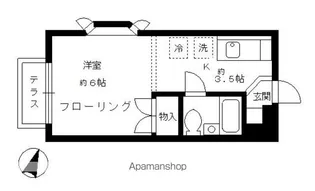 ライトハイツ【1階】の間取り