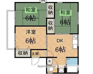 グレースA【2階】の間取り