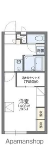 レオパレスプルミエ【201号室】の間取り