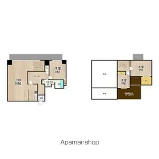 CITY SPIRE難波プレミア【11階】の間取り