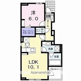 チェレステB【1階】の間取り