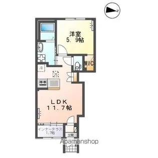 LE LIEN(ル リアン)【1階】の間取り