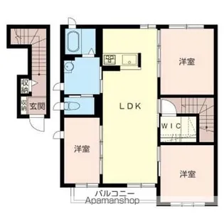 フリーダム樹【201号室】の間取り