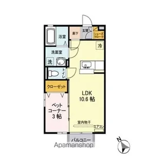 アクシス C【2階】の間取り