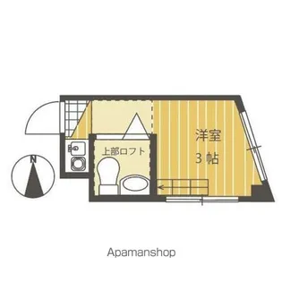 AQUAレジデンス中井【3階】の間取り