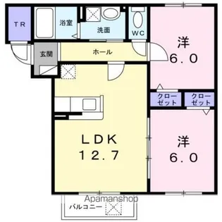 ウインレジデンス【2階】の間取り
