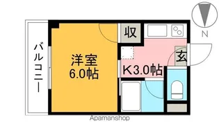 コーポマルミ【4階】の間取り