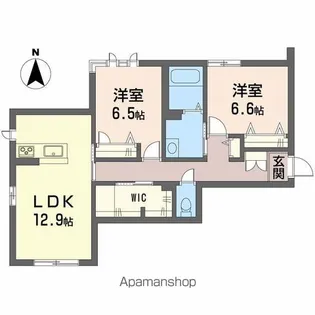 ユキコート椿【1階】の間取り