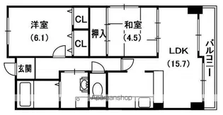 さくら館【2階】の間取り