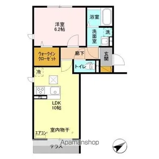 アステールピュールM【1階】の間取り