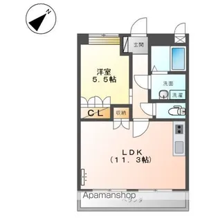 シャイン ウェーブ MIYAGOSHI【2階】の間取り