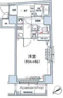 グランフォース東高円寺【2階】の間取り